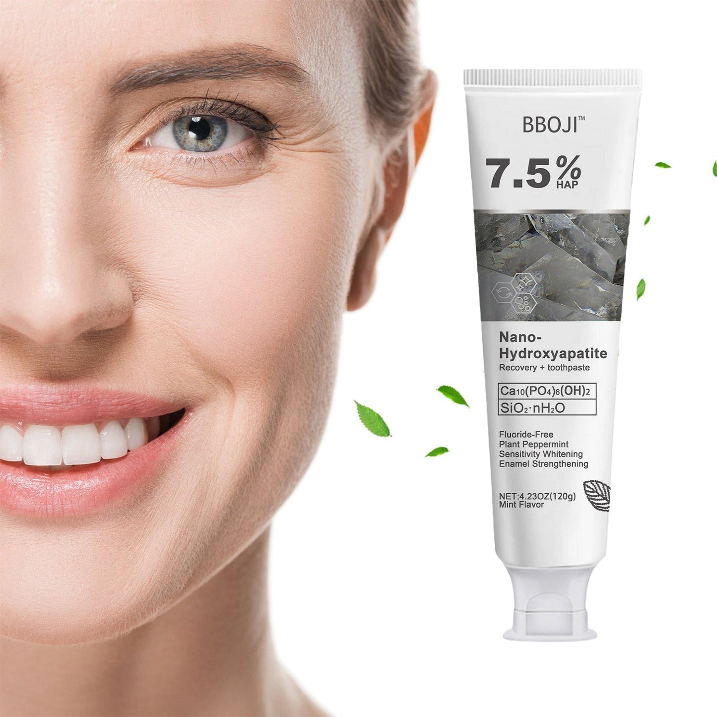 🔥 Final Day 60% OFF 🔥BBOJI™- Fluoride-Free Hydroxyapatite Toothpaste