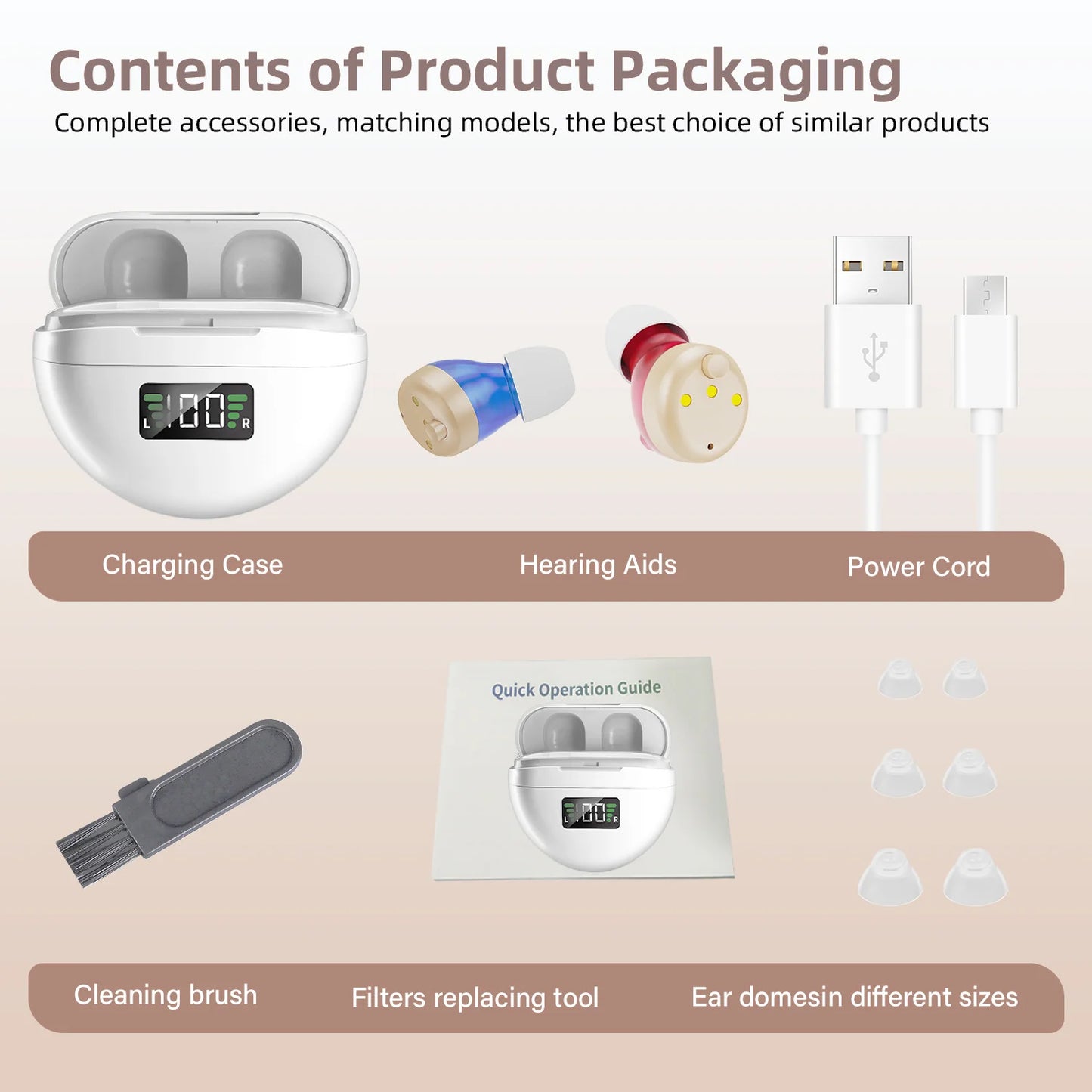 Completely-in-canal hearing aids