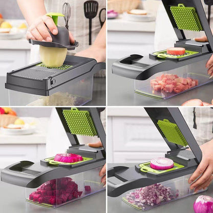 QIAWI ™ – Vegetable Chopper | Easy Veggie Slicer & Food Dicer for Fast Meal Prep