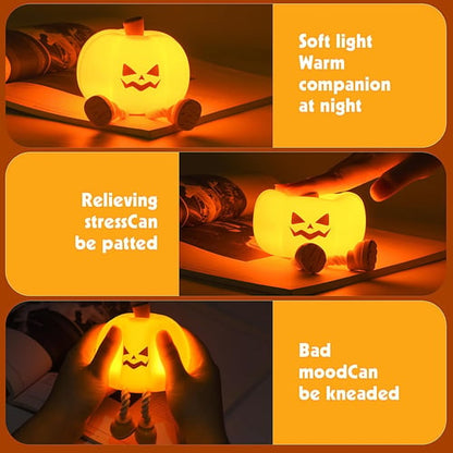 🔥🔥2025 Hot Sale🔥Mischievous Grinning Pumpkin Night Light