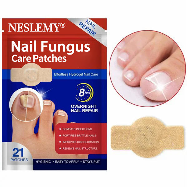 Fungal Nail Patches, 21pcs/box Nail Health Care Patches, Nail Fungus Care Patches, Suitable for Solving Fungal Nails and Other Nail Problems, Nail Supplies, Daily Care Nails Kit Set