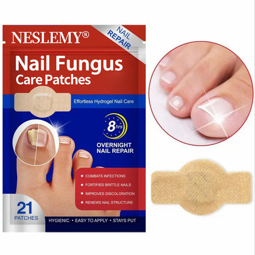 Fungal Nail Patches, 21pcs/box Nail Health Care Patches, Nail Fungus Care Patches, Suitable for Solving Fungal Nails and Other Nail Problems, Nail Supplies, Daily Care Nails Kit Set
