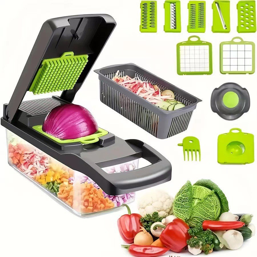 QIAWI ™ – Vegetable Chopper | Easy Veggie Slicer & Food Dicer for Fast Meal Prep