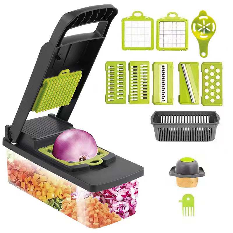 QIAWI ™ – Vegetable Chopper | Easy Veggie Slicer & Food Dicer for Fast Meal Prep