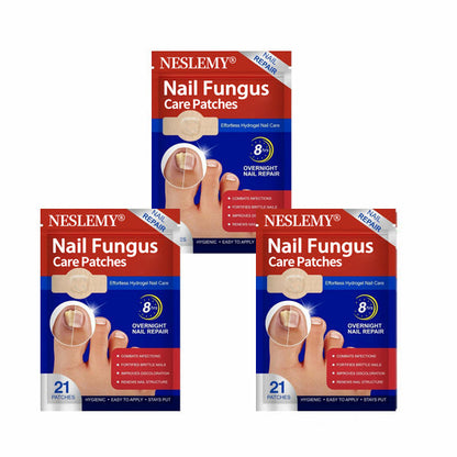 Fungal Nail Patches, 21pcs/box Nail Health Care Patches, Nail Fungus Care Patches, Suitable for Solving Fungal Nails and Other Nail Problems, Nail Supplies, Daily Care Nails Kit Set