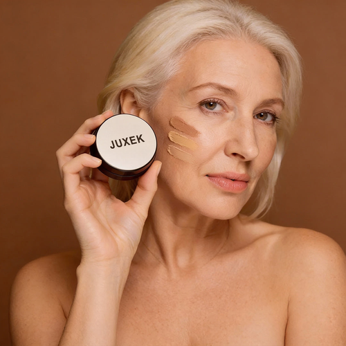 Juxek™ Foundation Cushion | Reduces up to 99% of fine lines for visibly rejuvenated skin.