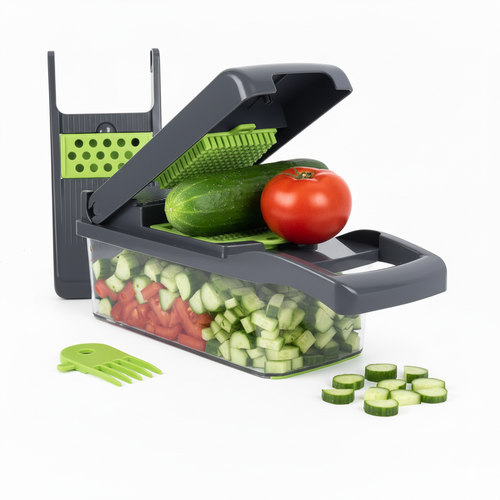 QIAWI ™ – Vegetable Chopper | Easy Veggie Slicer & Food Dicer for Fast Meal Prep