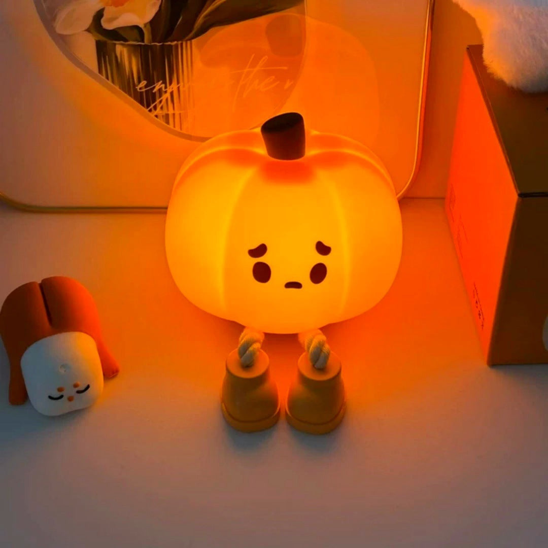 🔥🔥2025 Hot Sale🔥Mischievous Grinning Pumpkin Night Light