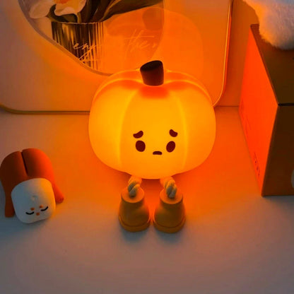 🔥🔥2025 Hot Sale🔥Mischievous Grinning Pumpkin Night Light