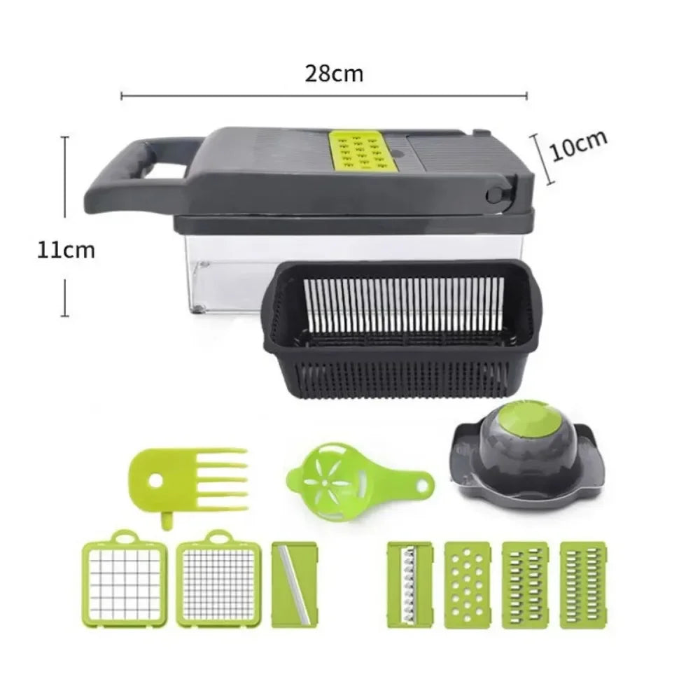 QIAWI ™ – Vegetable Chopper | Easy Veggie Slicer & Food Dicer for Fast Meal Prep